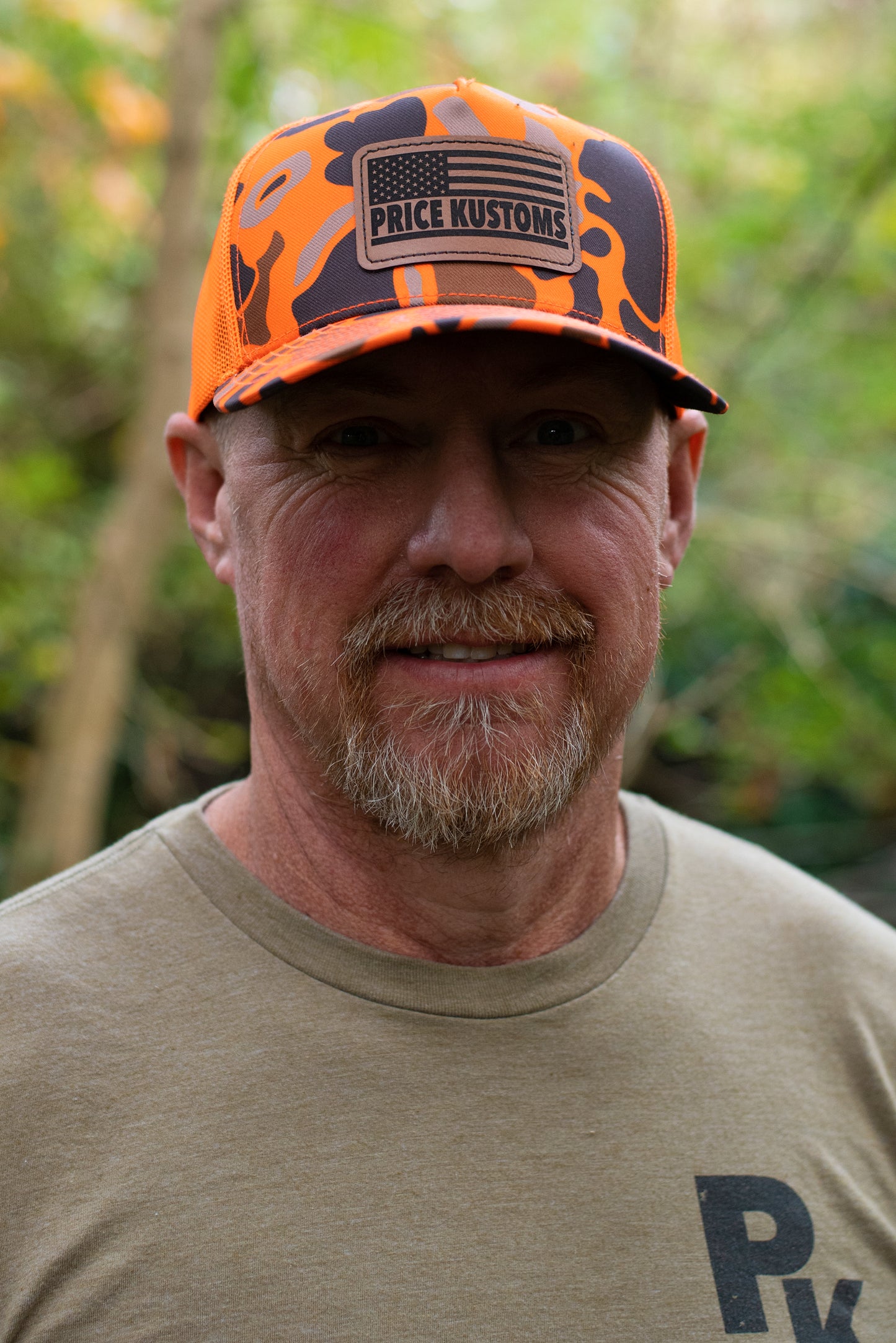 Orange Camo Freedom Hat